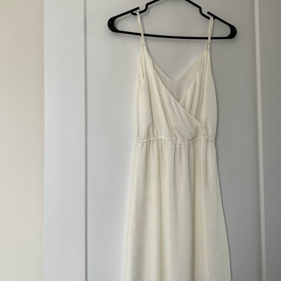 White Aritzia Babaton Mini Spaghetti Strap Dress - Picture 2 of 2